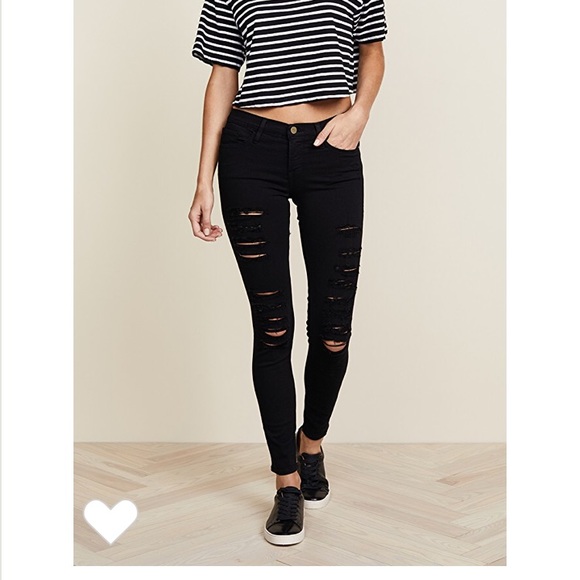 frame le skinny de jeanne ripped